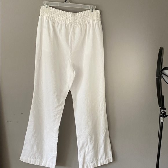 C Sono White Textured pants - Picture 2 of 10